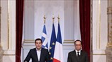 Κοινές δηλώσεις Αλ. Τσίπρα και Φρ. Ολάντ