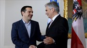 Σε εξέλιξη η συνάντηση του Αλ. Τσίπρα με τον Αυστριακό καγκελάριο