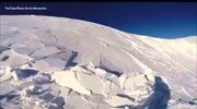Σνόουμπορντ σε χιονοστιβάδα