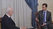 Ντε Μιστούρα: Ο Άσαντ αποτελεί «μέρος της λύσης» στη Συρία