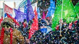 Πορεία μεταλλωρύχων στο Αννόβερο