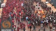 Ιταλία: Μια θεαματική «μάχη του πορτοκαλιού»