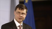 Ντομπρόβσκις: Περαιτέρω συνομιλίες με την Ελλάδα εάν αιτηθεί παράταση του προγράμματος