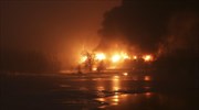ΗΠΑ: Εκκένωση πόλης στη Δ. Βιρτζίνια λόγω πυρκαγιάς σε τρένο που μετέφερε πετρέλαιο
