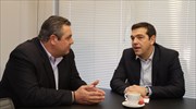 Συνάντηση Αλ. Τσίπρα - Π. Καμμένου στις 17.00