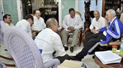 Συνάντηση του Φιντέλ Κάστρο με τους 5 πράκτορες που κρατούνταν στις ΗΠΑ
