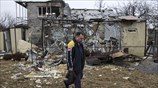 Σκηνικό καταστροφής στο Ντόνετσκ 