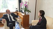 Καινοτομία και τουρισμός στη συνάντηση Γ. Σταθάκη με την πρέσβη του Ισραήλ