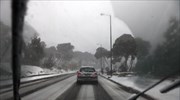 Προβλήματα στο οδικό δίκτυο της Βόρειας Ελλάδας λόγω κακοκαιρίας