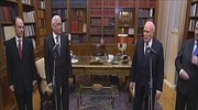 Aλλαγή σκυτάλης στο προεδρικό μέγαρο