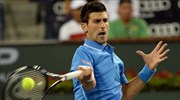 Τένις: Δύσκολη πρόκριση για Τζόκοβιτς στο Indian Wells