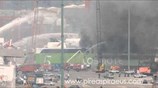 Φωτιά στο High Speed 5 στο Κερατσίνι