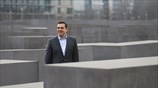 Ο Αλέξης Τσίπρας στο Μνημείο του Εβραϊκού Ολοκαυτώματος