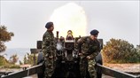 Χαιρετιστήριες βολές από το πυροβολείο του Λυκαβηττού