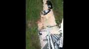 Μεταφορά πίτσας στην κορυφή μιας… κεραίας