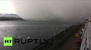 Χιονοθύελλα «καταπίνει» το Κρασνογιάρσκ