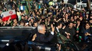 Θριαμβευτική υποδοχή στους Ιρανούς διαπραγματευτές στην Τεχεράνη
