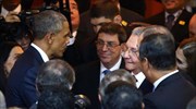Ιστορική συνάντηση Ομπάμα – Κάστρο