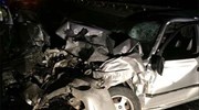 Πέντε τραυματίες σε καραμπόλα αυτοκινήτων στην Εγνατία Oδό