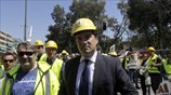 Στη διαδήλωση των μεταλλωρύχων ο Αδ. Γεωργιάδης