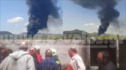 Ένας νεκρός και ένας πολυεγκαυματίας από τη φωτιά σε παλιό εργοστάσιο στον Βόλο