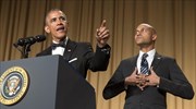 Ο Ομπάμα συστήνει στο κοινό τον... οργισμένο μεταφραστή του