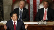 «Βαθιά μεταμέλεια» από τον Ιάπωνα πρωθυπουργό στο Κογκρέσο των ΗΠΑ