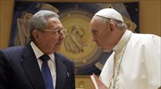 «Εντυπωσιασμένος» από τον Πάπα ο Ραούλ Κάστρο