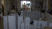 Κατάσχεση μεγάλης ποσότητας οινοπνεύματος που προοριζόταν για «μπόμπες»