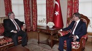 Ολοκληρώθηκε η συνάντηση Κοτζιά – Νταβούτογλου