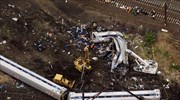 ΗΠΑ: Με ταχύτητα διπλάσια της επιτρεπτής έτρεχε το τρένο που εκτροχιάστηκε