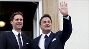 Ο πρωθυπουργός του Λουξεμβούργου παντρεύτηκε τον σύντροφό του