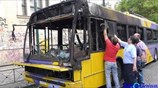 Πυρπόλησαν τρόλεϊ στην Πατησίων
