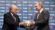 FIFA: Συγχαρητήρια Πούτιν σε Μπλάτερ για την επανεκλογή του