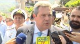 Δηλώσεις του Π. Καμμένου από την Κάνδανο