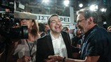 Ο Αλ. Τσίπρας στο Ραδιομέγαρο της ΕΡΤ