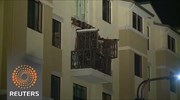Πέντε νεκροί από κατάρρευση μπαλκονιού στον 4ο όροφο κτηρίου στην Καλιφόρνια