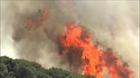 Απειλήθηκαν εξοχικά και τουριστικές επιχειρήσεις από τη φωτιά στη Χαλκιδική