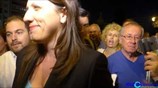 Η Ζωή Κωνσταντοπούλου στη συγκέντρωση κατά της λιτότητας στο Σύνταγμα