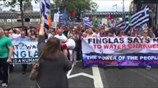 Πορεία αλληλεγγύη προς την Ελλάδα στην Ιρλανδία