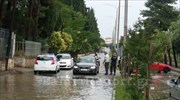 Λαμία: Πλημμύρισαν υπόγεια μετά από ισχυρή νεροποντή