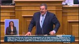 Η ομιλία του Π. Καμμένου στη συζήτηση για διεξαγωγή Δημοψηφίσματος