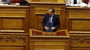 Με προεδρεύοντα τον Αλέξη Μητρόπουλο συνεχίζεται η ομιλία του Αντώνη Σαμαρά