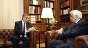 Πρ. Παυλόπουλος: Να μείνει αδιατάρακτη η πορεία της χώρας σε Ευρώπη και Ευρωζώνη