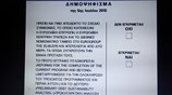 Το ψηφοδέλτιο του δημοψηφίσματος