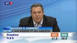 Π. Καμμένος: Ο λαός απέδειξε ότι δεν τρομοκρατείται