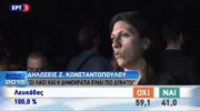 Ζ. Κωνσταντοπούλου: Μήνυμα δημοκρατίας και αποφασιστικότητας το «όχι»