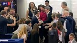 Η άφιξη του Πρωθυπουργού στο Ευρωκοινοβούλιο