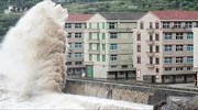Κίνα: Ισχυρός τυφώνας σαρώνει τις ανατολικές επαρχίες