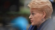 Δεσμεύσεις αλλά και πράξεις ζήτησε η πρόεδρος της Λιθουανίας